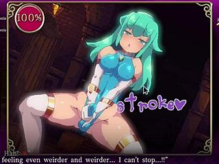 Futa Mage Kanade Loses Control with Pussy Toy in Futanari Dungeon Quest Redo Part 2