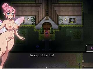 3D animated hentai game with a curvy teen's accident
