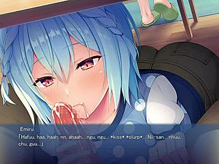 secret stay home ep 2 - sneaky sucking under table