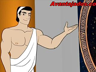 cartoon gay gods with massive rods