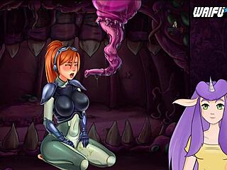 Starcraft ii redhead striptease in anime game