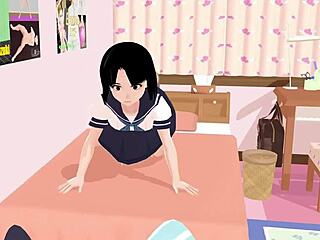 [mia] anime school girl gravure in her rooms