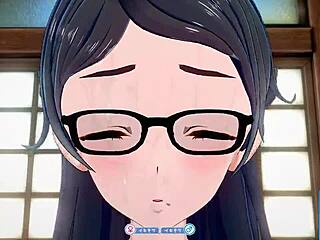 i fuck this plain girl with glasses in face-to-face position in koikatsu sunshine