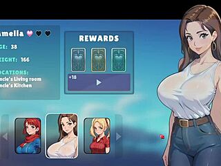 Walkthrough of the anime game Honeysun and its erotic scenes