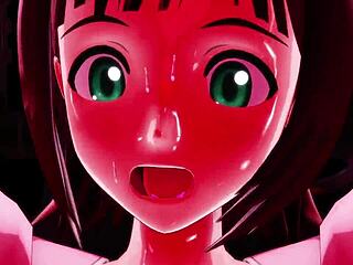 Haruka's jiggling challenge dominates in wild anime action