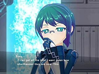 Taimanin Envy in animated porn film Magicami