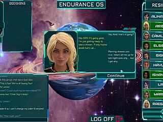 Stranded in Space 11: Chatting with Girls in Futuristic Adventure