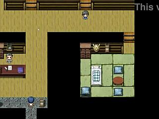 Tanned Girl Natsuki Feels Intense Pleasure In Hentai Game Ep 12 As He Masturbates His Huge BBC Outside