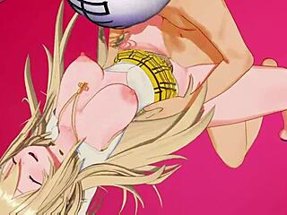 Rupee from Nikke Goddess of Victory in steamy blonde teen sex scene