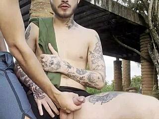 i saw these young guys fucking in the public square right in front of everyone passing by, it was so wild.