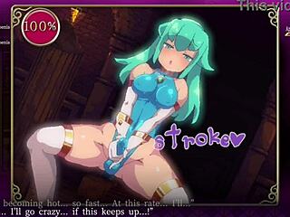 Steamy 3D game with big-boobed futanari and monster cock