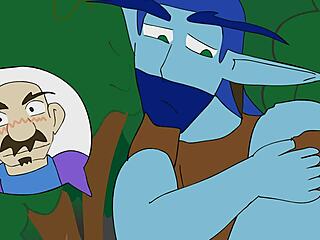 wow, elf bara gay sex is insanely hot