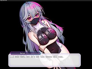 Anime Hentai Dropped Into Modern World Surviving Red-Light District With Blowjob Group Banging Gangbang Game.