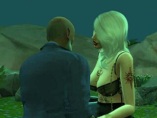 Street Hooker in Boots Picks Up Customer for Night Work, Showing Ass and Shoes in Anime Hentai