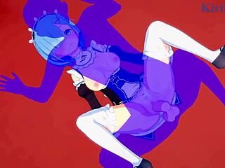 Emilia, Rem, and Subaru Natsuki Engage in Intense Sex in Re Zero Hentai