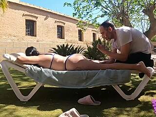 i got a happy creampie in this outdoor milf fuck