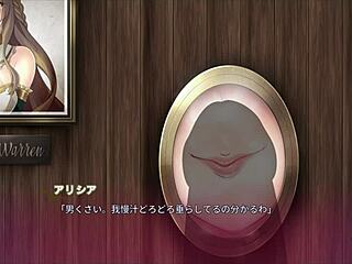 Аниме мацка смуче през дупка в стената в гореща хентай сцена