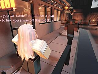 Does the bakery worker earn this creampie tip?