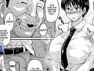 The strong sexual desire of a woman in the hentai game 3