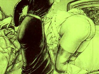 Винтидж еротични скици със сензуален чар