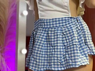 hermosa rubia majoblonde modela lencería sexy para ti como linda latina skinny pretty