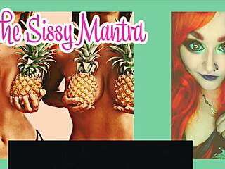 Goddess Lana's solo performance with a sissy mantra