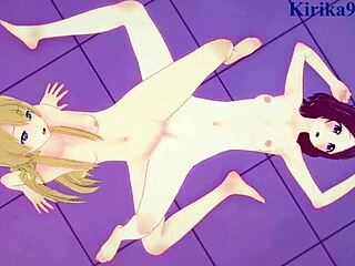 Hey, Rin Toyama and Ko Yagami Go Wild in Lesbian Futanari Action!