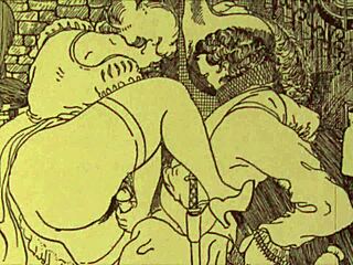 vintage erotic drawing uncovered