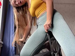 i can’t stop squirting and orgasming in my leggings, so wild!