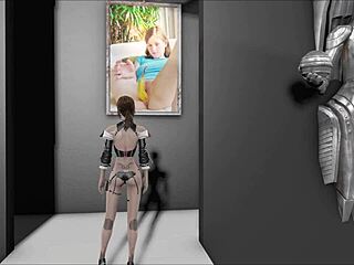 Exploring Fallout 4 fashion number 207 with a brunette character in 3D anime style