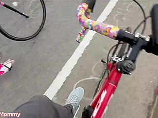 Why does this inappropriate stepmom fuck around town on vacation with dirty talk?