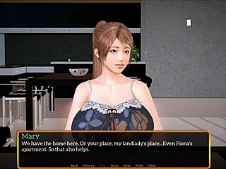 A walkthrough of the visual novel 'My new stepfamily 589'