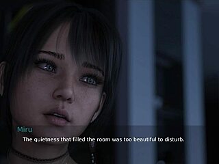 emotional brunette in anime story