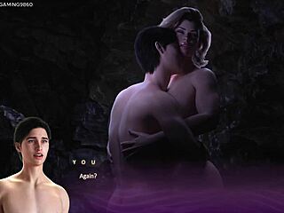 Beautiful stepmother in apocalyptic 3D adult animation