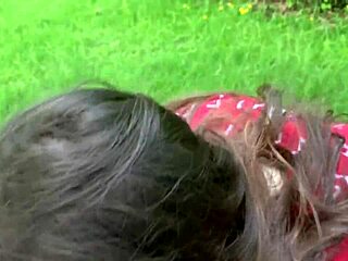 i feel so slutty as lesbian best friend sucks dick on park bench