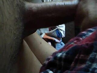 i love how this milf deepthroats my monster cock with her big tits bouncing