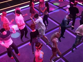 This is a sneak peek of a 3D animated porn movie called Birthday Beats