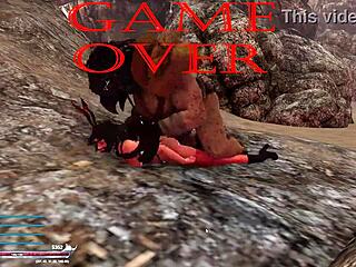 uh, sword x hime game over edits got me shook with monster action!