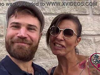 charlotte the coquine barmaid with tattoos and boobs in french amateur assfucking