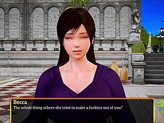A walkthrough of the anime game with an MILF and big ass
