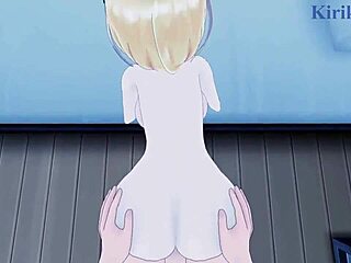 Intense sex with Yozora Mel and Uruha Rushia in POV hentai! 🔥