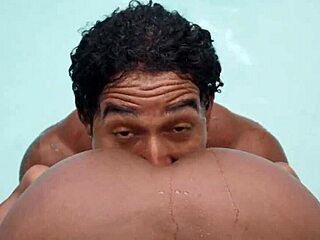 Leilani Li Seduces Lifeguard Kenzo Alvarez in Bikini by Pool - Trans Angels