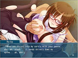 Beautiful Teacher Obeys Behind Glasses