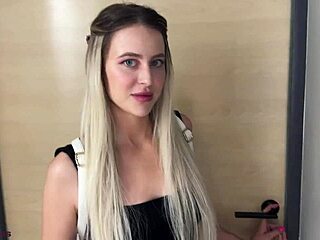 Stepsister visits on vacation for shower but ends up with sloppy anal sex from huge cock.