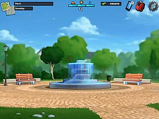 Summertime Saga epizóda 120 v kreslenom hernom štýle