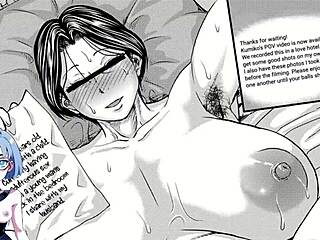 I-I can't believe that Japanese milf dominated me with her big tits, it was so intense...