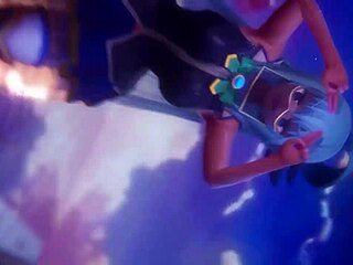 KonoSuba Cowgirl Compilation Featuring Petite Characters Riding To Orgasm In Hentai