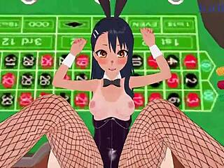 Fivesome lesbian party with strapon action