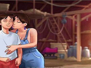 Old busty character in summer time saga