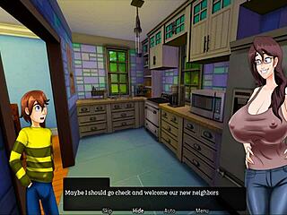 hg little 18+ introduces charming milf with big tits in hentai